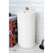 Home Basics Grove Free Standing Paper Towel Holder with Weighted Base and Padded Base, White PH45931 - alternate 3